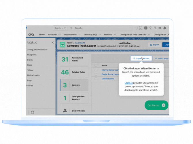 Guided Demo Layout Wizard