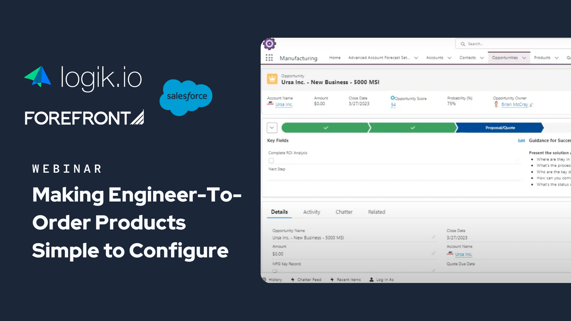 Making Engineer-To-Order Products Simple to Configure with Logik.io & Salesforce